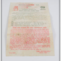 Pflueger Yellow Gold Spots Globe In Box