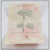 Pflueger Yellow Gold Spots Globe In Box