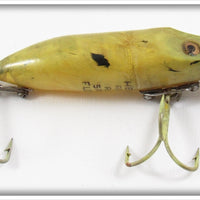 Heddon Yellow & Black Waterwave River Runt Spook Floater Lure