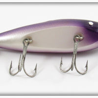 Vintage Creek Chub Purple Plastic Injured Minnow Lure 1511