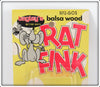Bagley Golden Shiner Rat Fink On Card RF2-GOS