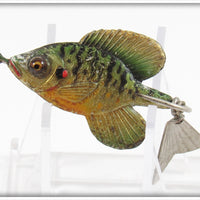 Vintage Fred Arbogast Tin Liz Sunfish Lure