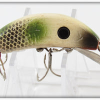 Vintage Fred Driesel Green, White & Black Driesel Bait 