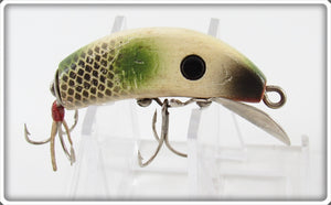 Vintage Fred Driesel Green, White & Black Driesel Bait 