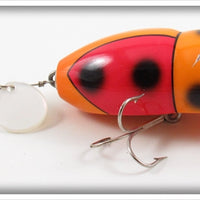 Plastic Image Orange Scarab In Box