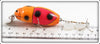 Plastic Image Orange Scarab In Box