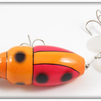 Plastic Image Orange Scarab In Box