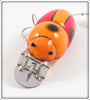 Plastic Image Orange Scarab In Box