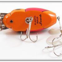 Plastic Image Orange Scarab In Box