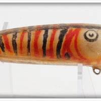 Vintage Ben Smith Red & Black Striped Darter Lure 