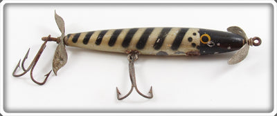 Eger Black Head Silver With Black Stripes Dillinger Lure