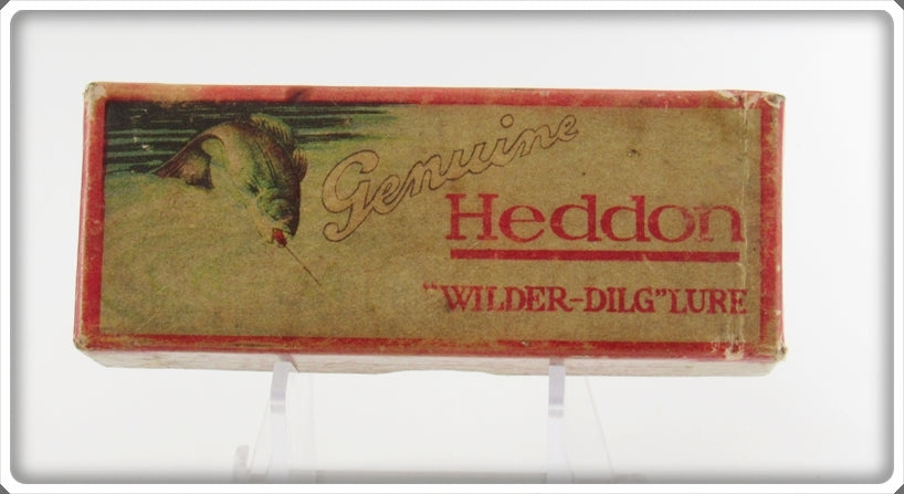 Vintage Heddon Wilder Dilg Empty Down Bass Box Lure 