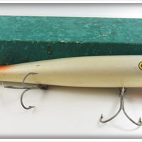 Vintage Cap'n Bill's Yellow Mullet Bass Atom Lure In Box 