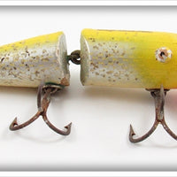 Vintage Creek Chub Yellow Flash Jointed Pikie 2637 DD Lure