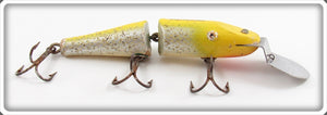 Vintage Creek Chub Yellow Flash Jointed Pikie 2637 DD Lure