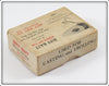 Biff Bait Red Head White Body Whoopee Biff Plug Empty Box & Paper Insert