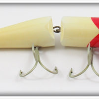 South Bend Red Arrowhead White Giant Jointed Pike Oreno In Box