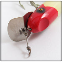 South Bend Red Arrowhead White Giant Jointed Pike Oreno In Box