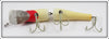 South Bend Red Arrowhead White Giant Jointed Pike Oreno In Box
