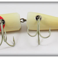 South Bend Red Arrowhead White Giant Jointed Pike Oreno In Box