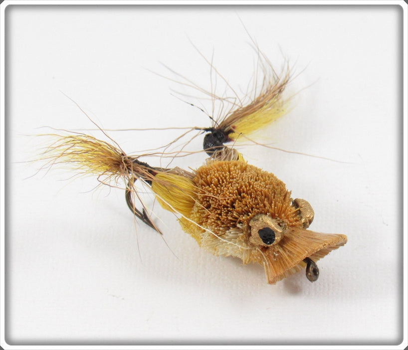 Vintage Joe Messinger Fly Rod Bucktail Frog Lure