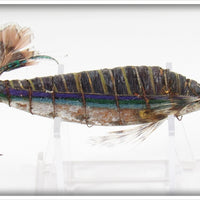 Vintage Louis Rhead Blue 3 1/2" Shiner Minnow Lure