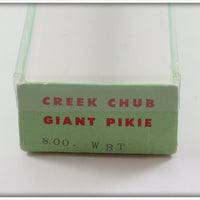 Creek Chub Brown Trout Giant Jointed Pikie In Box 800 WBT