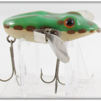 LeBoeuf Mfg Co Green Frog Bass Size LeBoeuf Creeper In Box