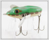 LeBoeuf Mfg Co Green Frog Bass Size LeBoeuf Creeper In Box