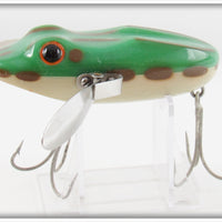 LeBoeuf Mfg Co Green Frog Musky LeBoeuf Creeper