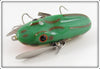 LeBoeuf Mfg Co Green Frog Musky LeBoeuf Creeper