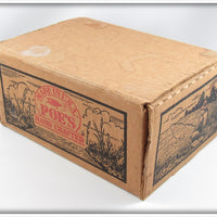 Poe's Hand Crafted Lure Set In Wooden Box & Cardboard Box