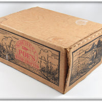 Poe's Hand Crafted Lure Set In Wooden Box & Cardboard Box