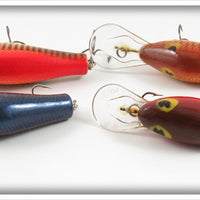 Poe's Hand Crafted Lure Set In Wooden Box & Cardboard Box