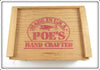 Poe's Hand Crafted Lure Set In Wooden Box & Cardboard Box