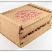 Poe's Hand Crafted Lure Set In Wooden Box & Cardboard Box