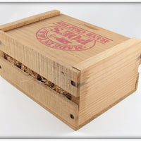 Poe's Hand Crafted Lure Set In Wooden Box & Cardboard Box