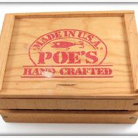 Poe's Hand Crafted Lure Set In Wooden Box