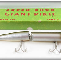 Creek Chub Special Order Silver Shiner Giant Jointed Pikie In Box 803