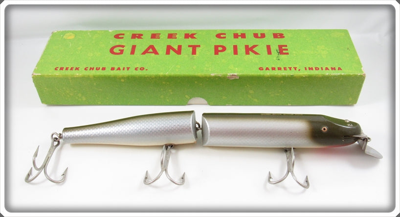 Creek Chub Special Order Silver Shiner Giant Jointed Pikie In Box 803