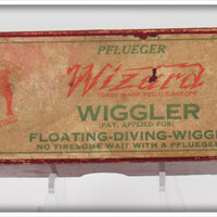 Pflueger Natural Chub Wizard Wiggler In Maroon Box