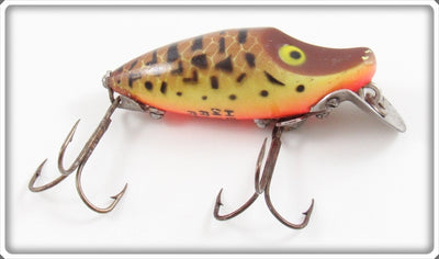 Vintage Heddon Brown Crawdad Midget River Runt 9010 BRS Lure