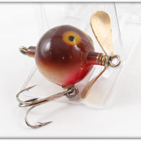 Vintage Mills Products Inc Brown & White Goof Ball Lure