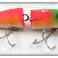 Vintage Creek Chub Rainbow Fire Jointed Snook Pikie 5531 Lure