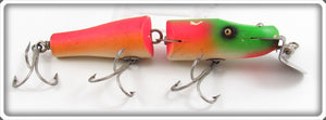 Vintage Creek Chub Rainbow Fire Jointed Snook Pikie 5531 Lure