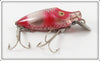 Heddon Fish Flash Silver & Red Midget River Runt In Box 9010 SFR