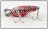 Heddon Fish Flash Silver & Red Midget River Runt In Box 9010 SFR