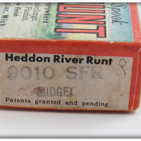 Heddon Fish Flash Silver & Red Midget River Runt In Box 9010 SFR