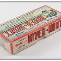 Heddon Fish Flash Silver & Red Midget River Runt In Box 9010 SFR