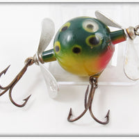 Vintage Mills Products Inc Frog Spot Goof Ball Lure 